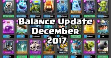 Clash Royale Balance Update December 2017