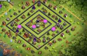Best Townhall 10 Trophy Base Layouts - Clash Of Clans 