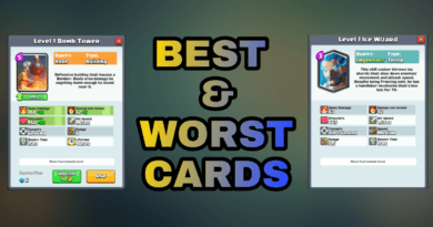Clash Royale Best And Worst Cards